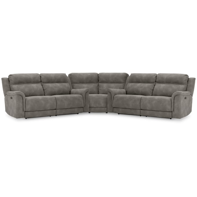 Ashley Furniture Next Gen DuraPella Slate 3pc Power Reclining Sectional 59301S3