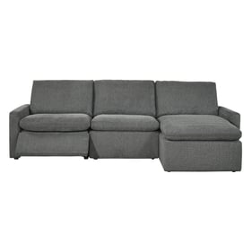 Ashley Furniture Hartsdale Granite 3pc RAF Reclining Sofa Chaise