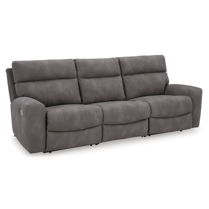 Ashley Furniture Next Gen DuraPella Slate 3pc Power Reclining Sofa 61003S2