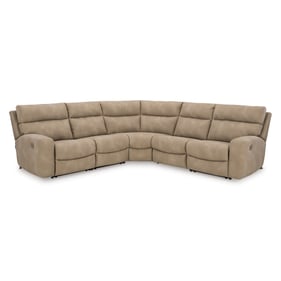 Ashley Furniture Next Gen DuraPella Sand 5pc Power Reclining Sectional