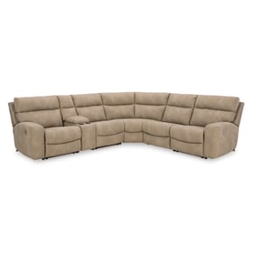 Ashley Furniture Next Gen DuraPella Sand 6pc Power Reclining Sectional