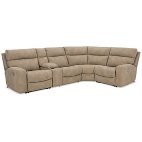 Ashley Furniture Next Gen DuraPella Sand 5pc Power Reclining Sectional With...