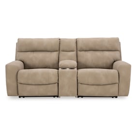 Ashley Furniture Next-Gen DuraPella Sand 3pc Power Reclining Loveseat With ...