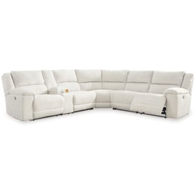 Ashley Furniture Keensburg Linen RAF 3pc Power Reclining Sectional