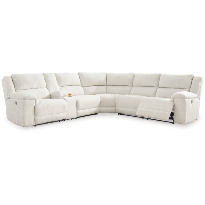 Ashley Furniture Keensburg Linen RAF 3pc Power Reclining Sectional 61807S1