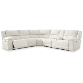 Ashley Furniture Keensburg Linen LAF 3pc Power Reclining Sectional