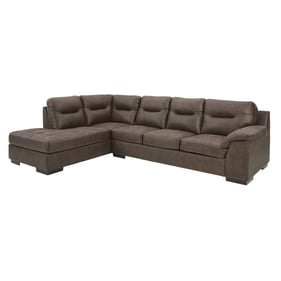 Ashley Furniture Maderla Walnut 2pc Sectional With LAF Chaise