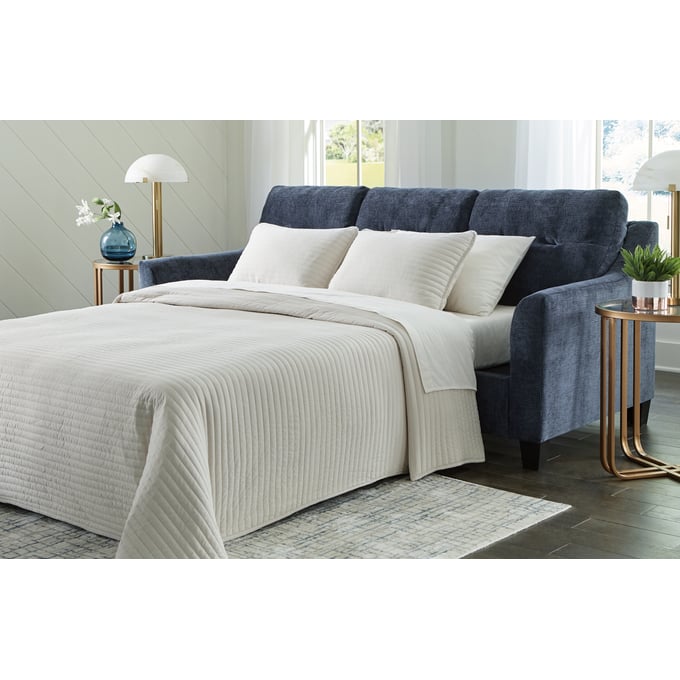 Ashley Furniture Amity Bay Ink Queen Sofa Chaise Sleeper 6720668