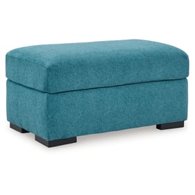 Ashley Furniture Keerwick Teal Ottoman