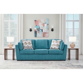 Ashley Furniture Keerwick Teal Sofa