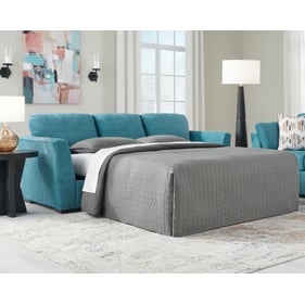 Ashley Furniture Keerwick Teal Queen Sofa Sleeper