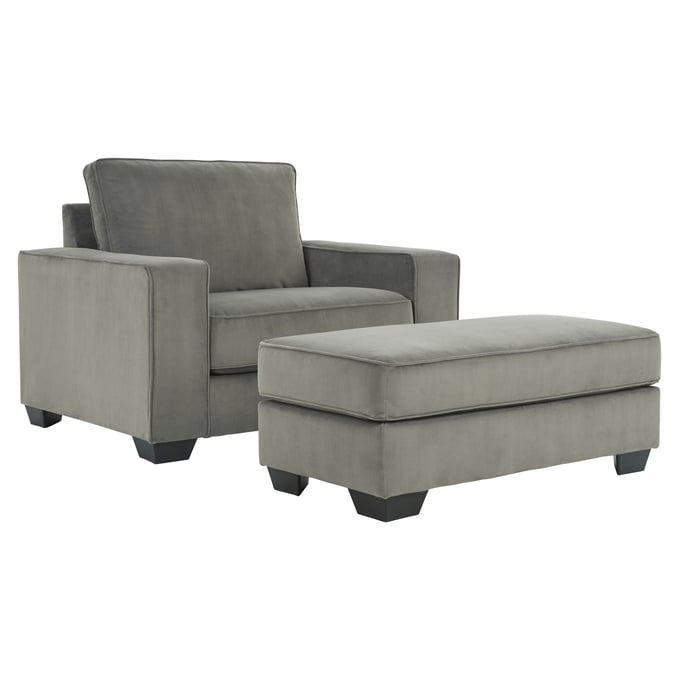 Ashley Furniture Angleton Sandstone Chair And Ottoman Set 67703-CHOT-S