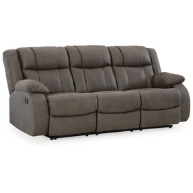 Ashley Furniture First Base Gunmetal Reclining Sofa