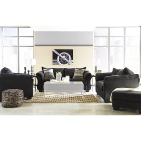 Ashley Furniture Darcy Black 3pc Living Room Set