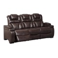 Power Reclining Sofa with Adjustable Headrest