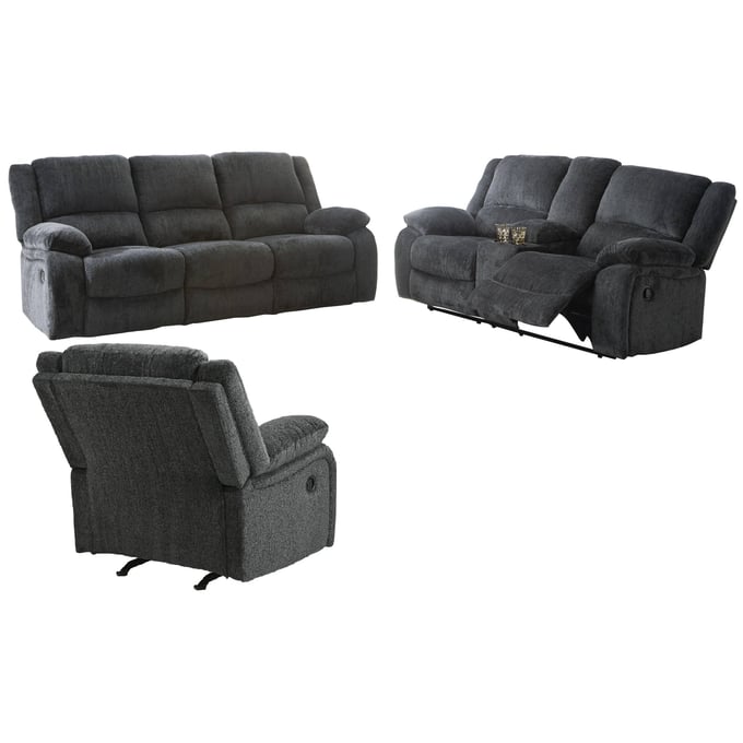 Ashley Furniture Draycoll Slate 3pc Living Room Set 76504-LR-S2