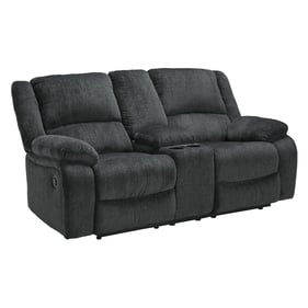 Ashley Furniture Draycoll Slate Double Reclining Console Loveseat