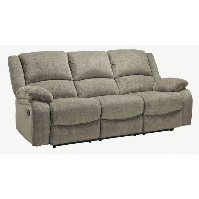 Ashley Furniture Draycoll Pewter Reclining Sofa 7650588