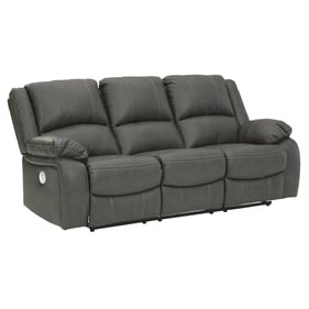 Ashley Furniture Calderwell Gray Reclining Power Sofa