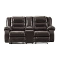 Double Reclining Loveseat with Console