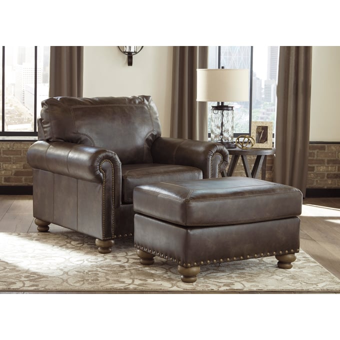 Ashley Furniture Nicorvo Coffee Chair And Ottomans Set 80505-CHO