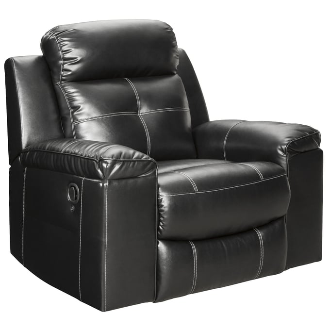 Ashley Furniture Kempten Black Rocker Recliner 8210525