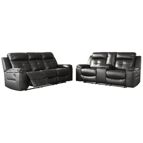 Ashley Furniture Kempten Black 2pc Living Room Set