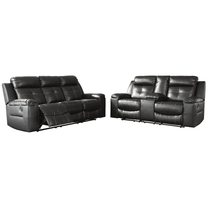 Ashley Furniture Kempten Black 2pc Living Room Set 82105-LR-S2