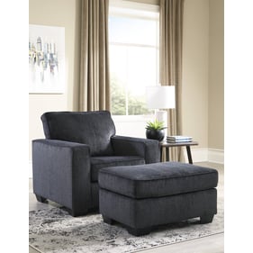 Ashley Furniture Altari Slate Chair And Ottomans Set