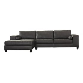 Ashley Furniture Nokomis Charcoal LAF Chaise 2pc Sectional