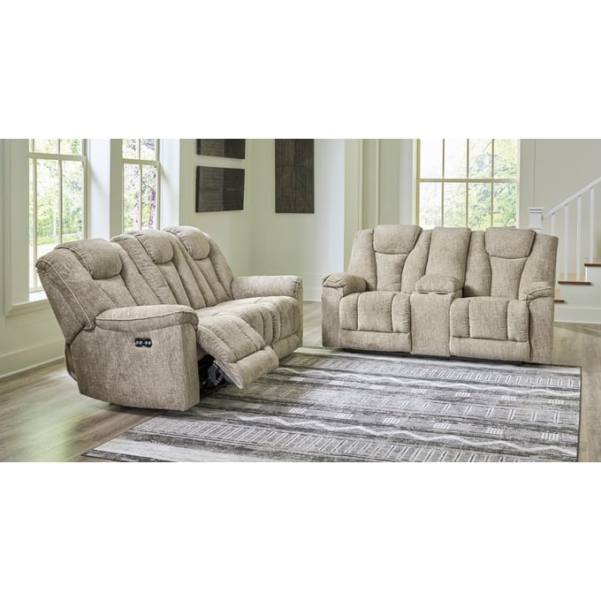 Ashley Furniture Hindmarsh Stone 3pc Power Living Room Set 90309-LR-S2