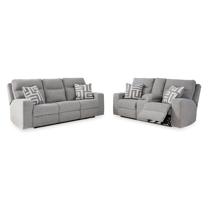 Ashley Furniture Biscoe Pewter 2pc Power Living Room Set 90503-LR-S1