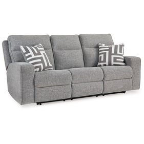 Ashley Furniture Biscoe Pewter Power Reclining Sofa