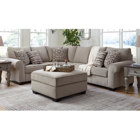 Ashley Furniture Claireah Umber 3pc Sectional With Ottoman