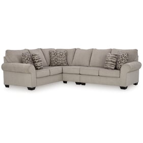 Ashley Furniture Claireah Umber 3pc Sectional With RAF Loveseat