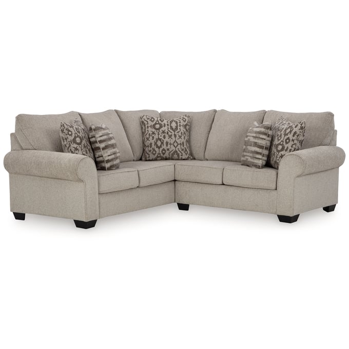 Ashley Furniture Claireah Umber 2pc Sectional With RAF Loveseat 90603S1