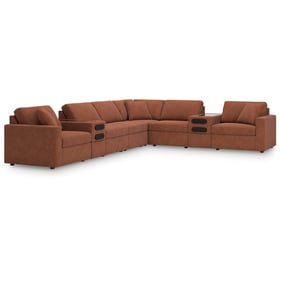 Ashley Furniture Modmax Spice 8pc Sectional With Audio Console