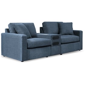 Ashley Furniture Modmax Ink 3pc Loveseat With Audio Console