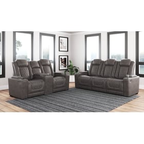 Ashley Furniture HyllMont Gray 2pc Living Room Set