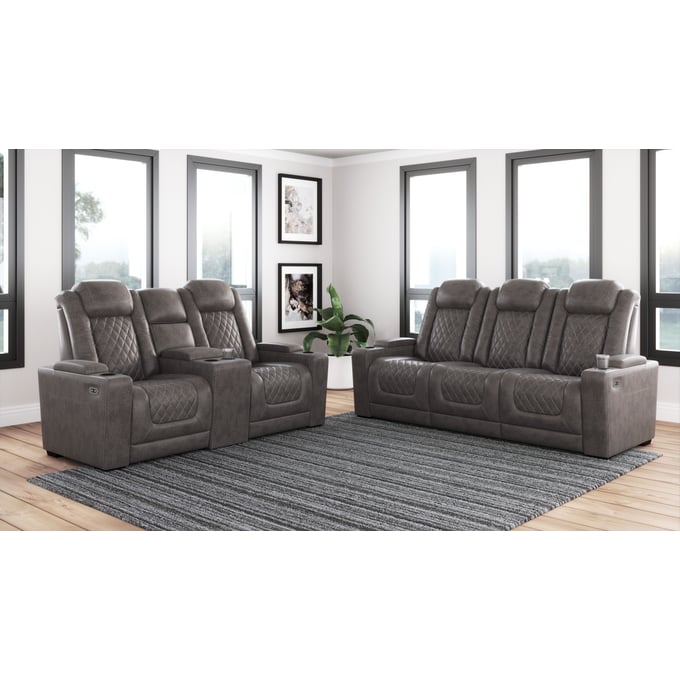 Ashley Furniture HyllMont Gray 2pc Living Room Set 93003-LR-S1