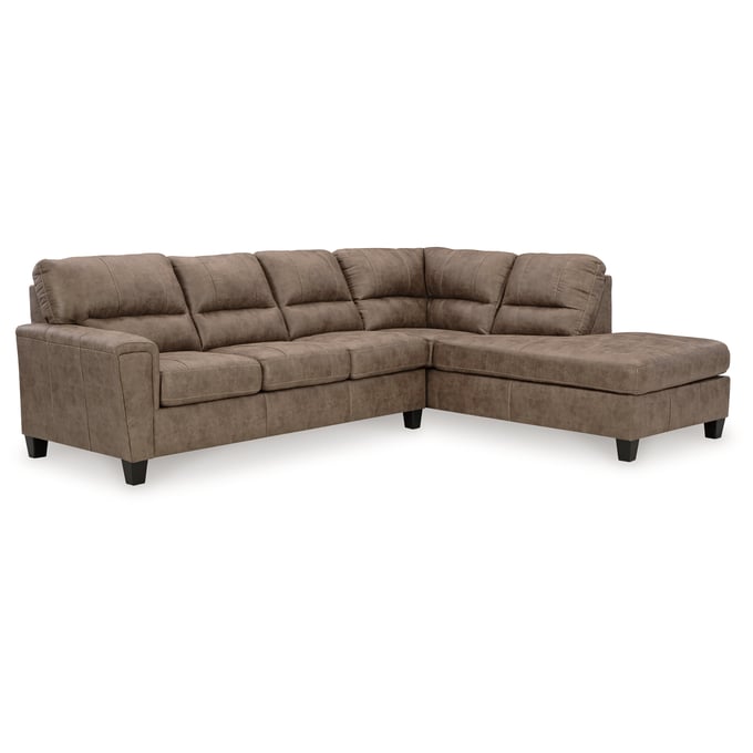 Ashley Furniture Navi Fossil 2pc Sectional With RAF Chaise 94004S2