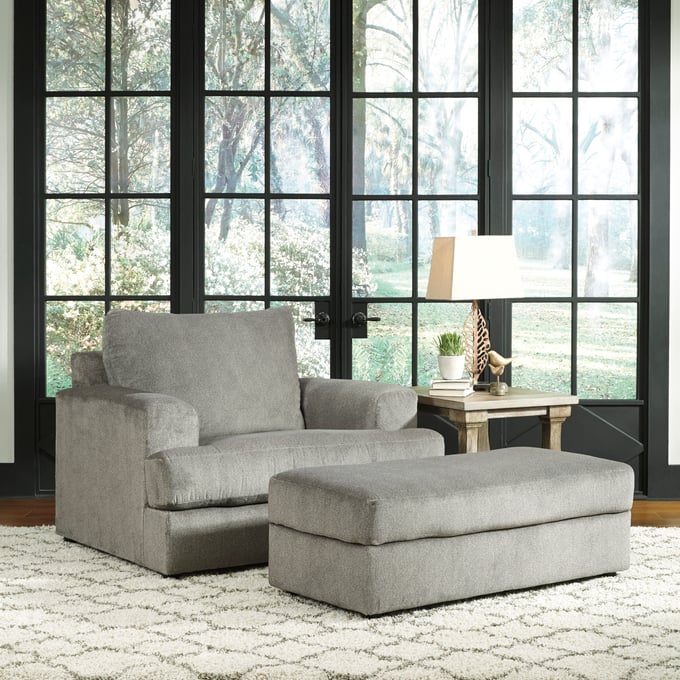 Ashley Furniture Soletren Ash Chair And Ottoman Set 95103-CHO-S1