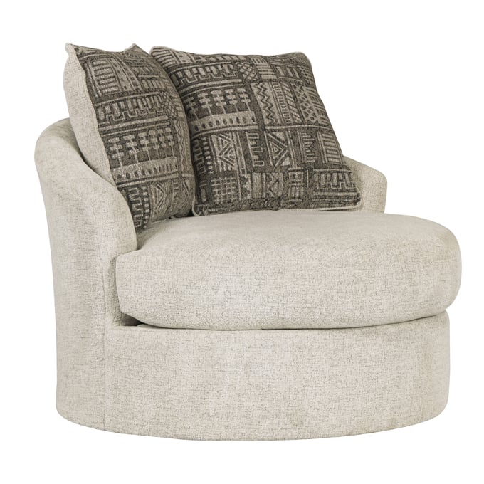 Ashley Furniture Soletren Stone Swivel Accent Chair 9510444