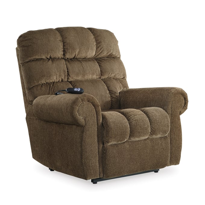 Ashley Furniture Ernestine Truffle Power Lift Recliner 9760212