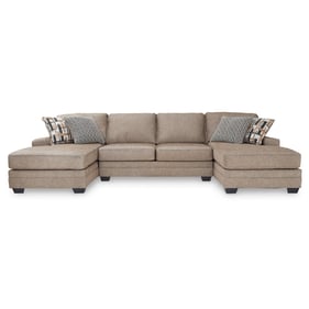 Ashley Furniture Cannonbrook Nutmeg 3pc Sectional With Chaise