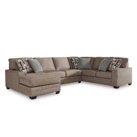 Ashley Furniture Cannonbrook Nutmeg 3pc Sectional With LAF Chaise