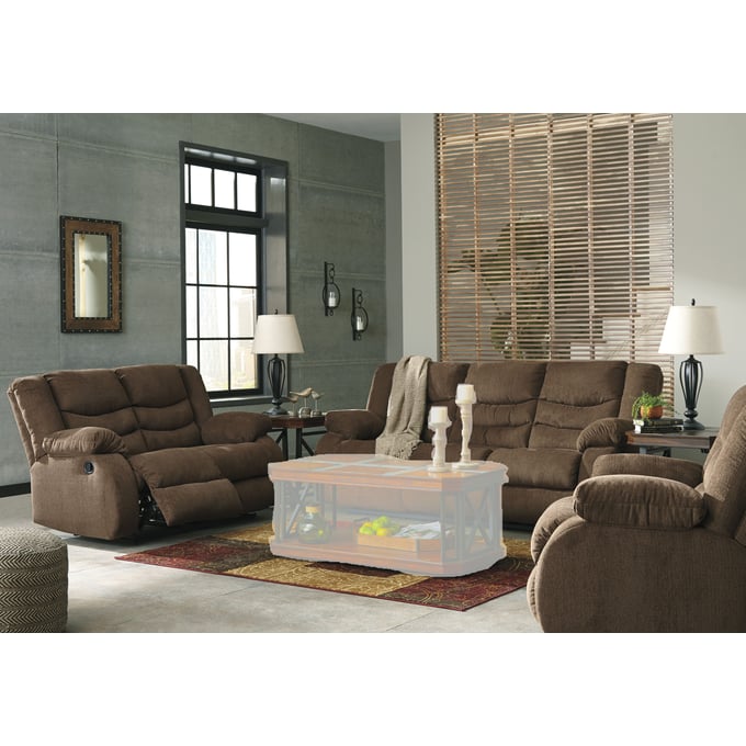 Ashley Furniture Tulen Chocolate 3pc Living Room Set 98605-LR-S2