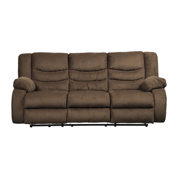 Ashley Furniture Tulen Chocolate Reclining Sofa 9860588