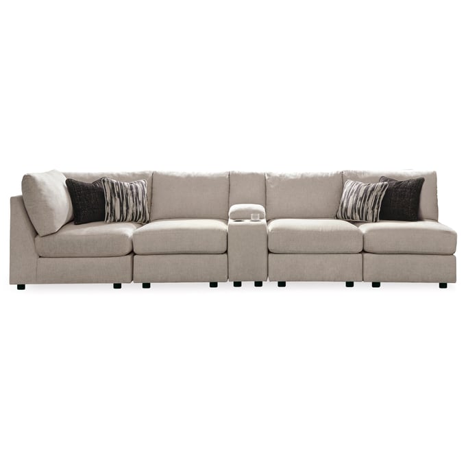 Ashley Furniture Kellway Bisque Fabric 5pc Sectional 98707S1