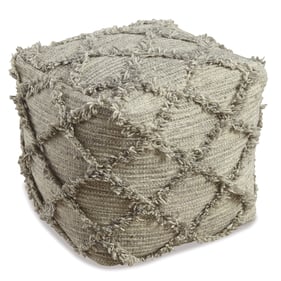 Ashley Furniture Adelphie Gray Pouf